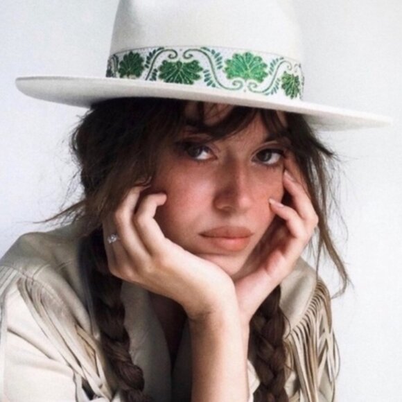 NWT Lack of Color Ivy Beverly Sun Hat White & Ivory Small Retail Price $149.00 - Picture 1 of 14